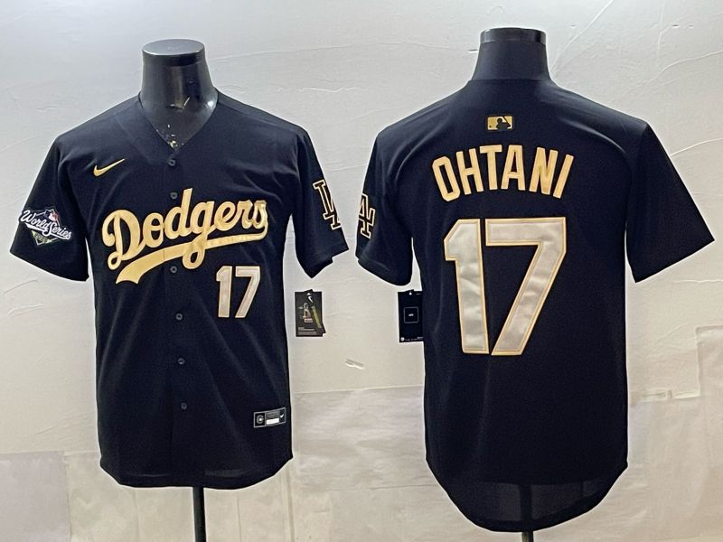 Men 2026 Nike Los Angeles Dodgers #17 Ohtani black Game MLB Jersey 012->tampa bay buccaneers->NFL Jersey